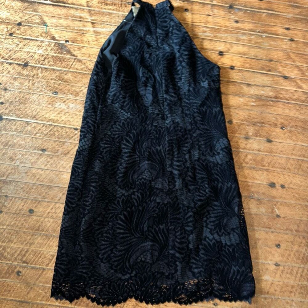 Loft black NWT high neck sleeveless business casual dress - Picture 2 of 3